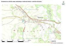 Utrudnienia na szlaku niebieskim w okolicy Rybnicy w Leśnictwie Górzyniec